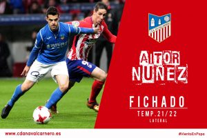 Aitor Núñez un refuerzo de lujo para el lateral